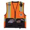 Ergodyne Two-Tone/Black Bottom Safety Vest L, XL Class 2 U Back, , Zipper 2 Mic Tab, ID Window 8251HDZBK - alternate 2